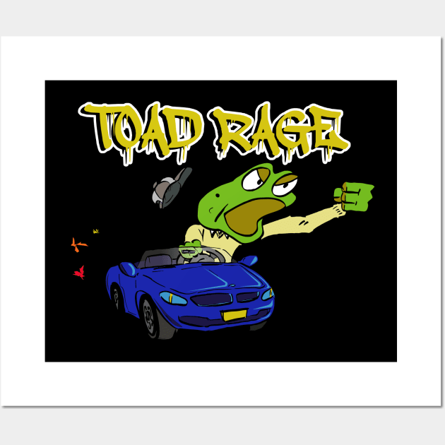 Toad Rage Wall Art by King Stone Designs